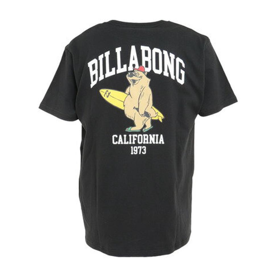 【5/10 24h限定 エントリー＆対象3店舗買い回りで最大P10倍！】ビラボン（BILLABONG）（メンズ）Tシャツ メンズ CALI BEAR BD011223 BLK