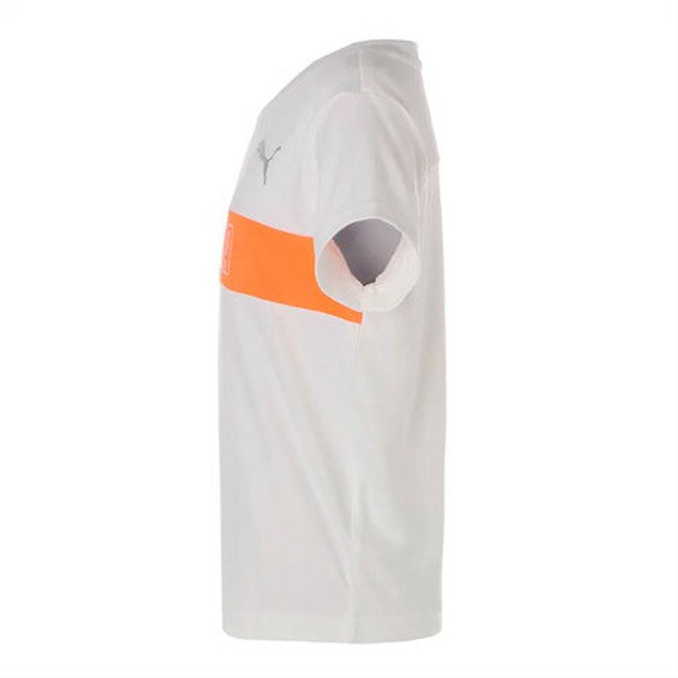 【3/25 24h限定 エントリー＆対象3店舗買い回りで最大P10倍！】プーマ（PUMA）（キッズ）ボーイズ ACTIVE SPORTS ポリ グラフィック 半袖 Tシャツ 675822 02 WHT