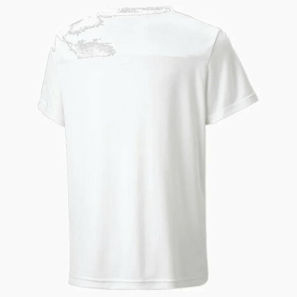 【3/25 24h限定 エントリー＆対象3店舗買い回りで最大P10倍！】プーマ（PUMA）（キッズ）ボーイズ ACTIVE SPORTS ポリ グラフィック 半袖 Tシャツ 675822 02 WHT