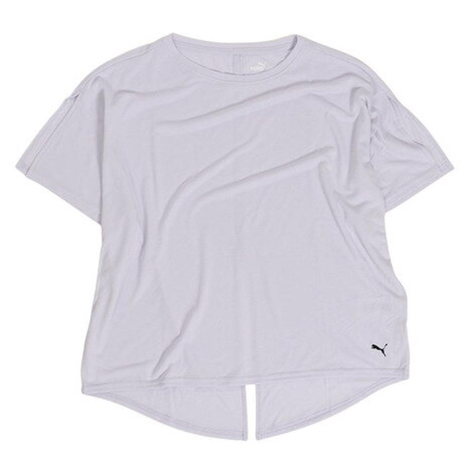 プーマ（PUMA）（レディース）ウィメンズ ヨガ スタジオ 半袖 Tシャツ 523533 68 SAX