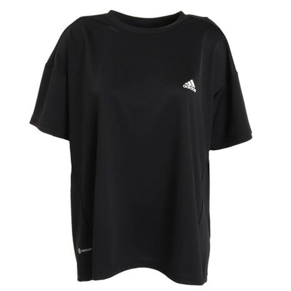 アディダス（adidas）（レディース）半袖シャツ レディース シーズナル ルーズフィット ピケ TERO BUJ87-IA5201