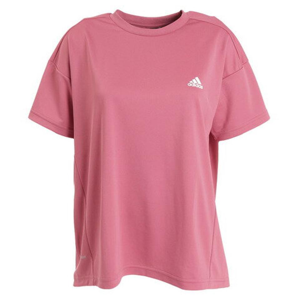 アディダス（adidas）（レディース）半袖シャツ レディース シーズナル ルーズフィット ピケ TERO BUJ87-IA5200