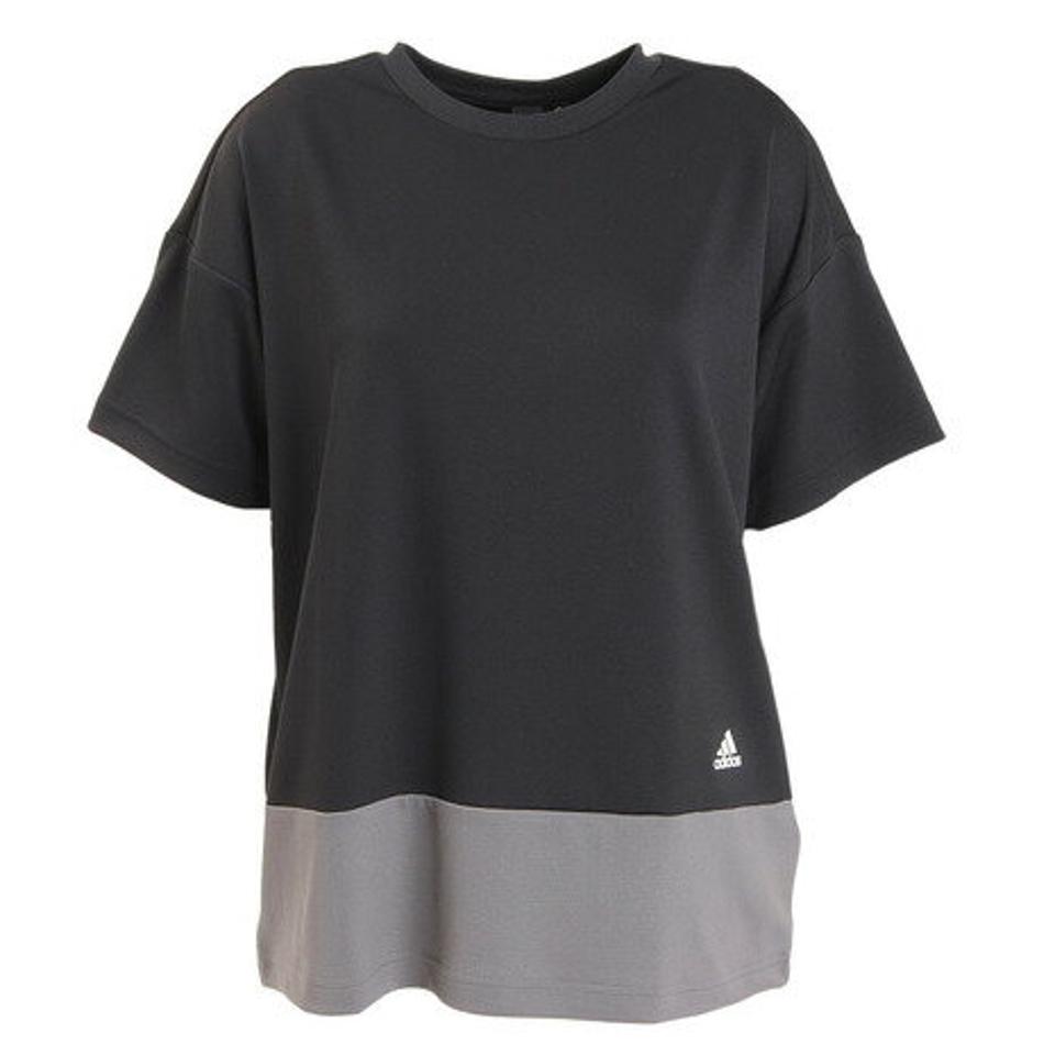 アディダス（adidas）（レディース）半袖シャツ レディース シーズナル カラーブロック BUJ56-IA5194 IA5195 IA5197