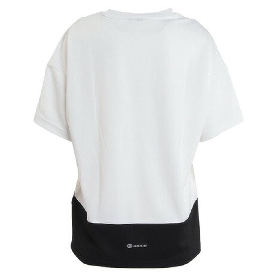 アディダス（adidas）（レディース）半袖シャツ レディース シーズナル カラーブロック BUJ56-IA5195