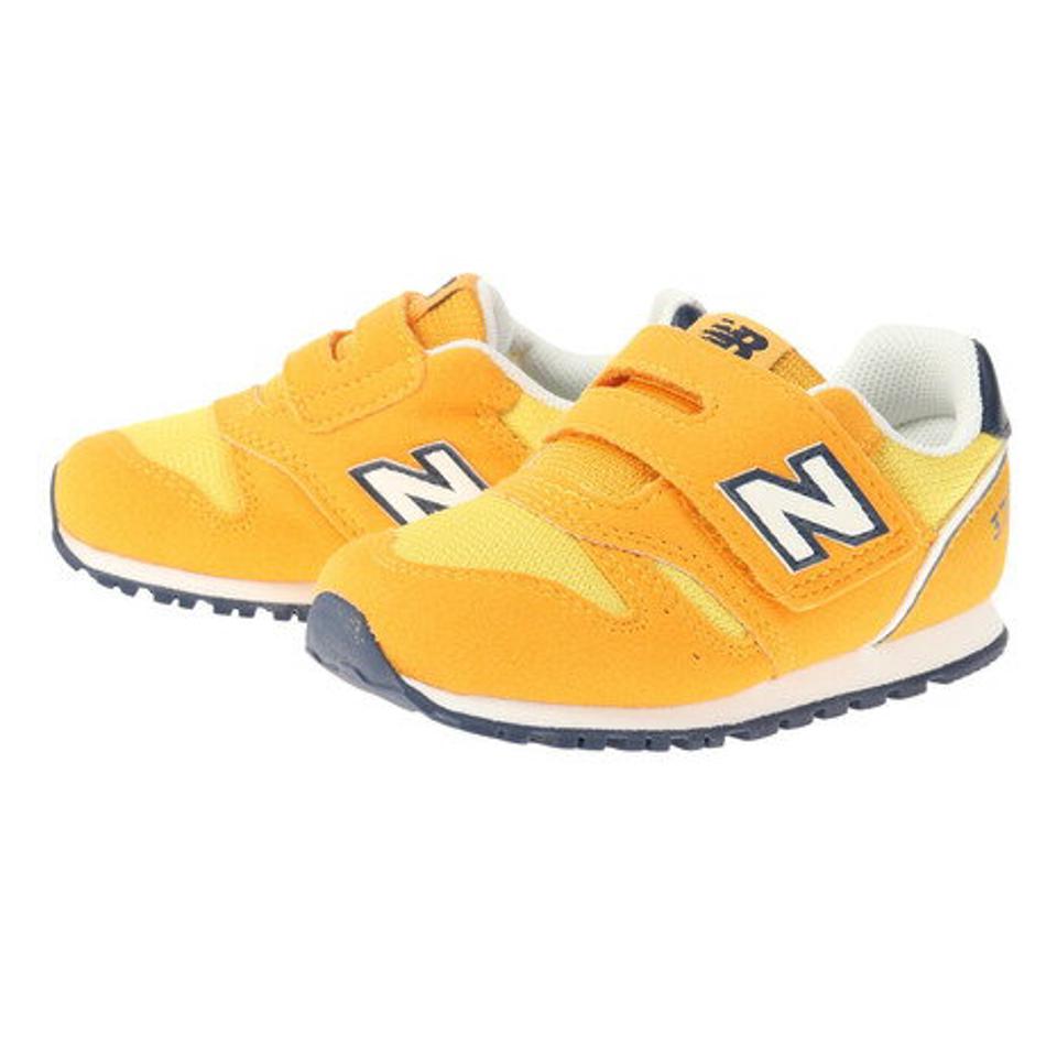 ニューバランス（new balance）（キッズ）ジュニア スニーカー 373 イエロー IZ373XW2W スポーツ ファースト シューズ ベルクロ マジックテープ クッション