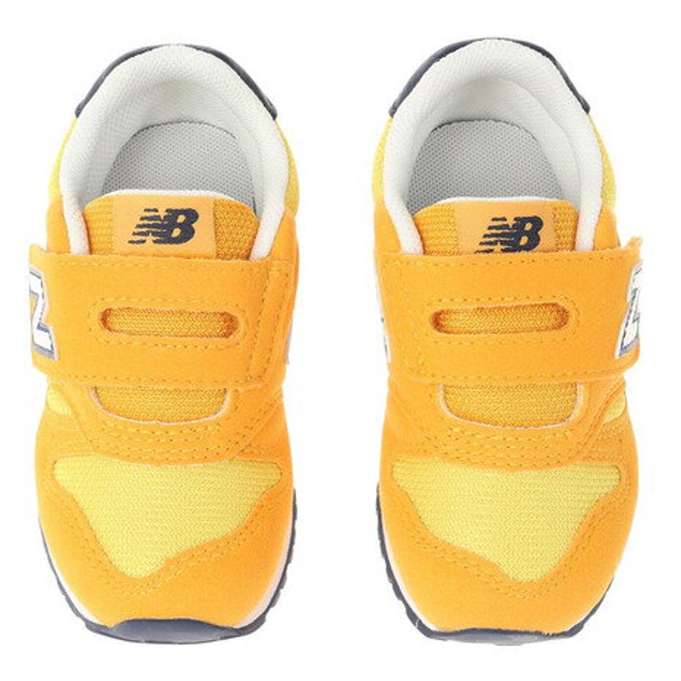 ニューバランス（new balance）（キッズ）ジュニア スニーカー 373 イエロー IZ373XW2W スポーツ ファースト シューズ ベルクロ マジックテープ クッション