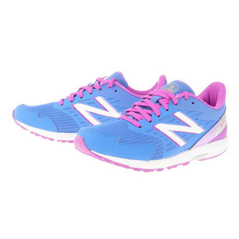 ニューバランス（new balance）（キッズ）ジュニア スポーツ シューズ ハンゾーJ Hanzo J v5 Lace ブルー パープル YPHANZP5M スニーカー トレーニング 運動