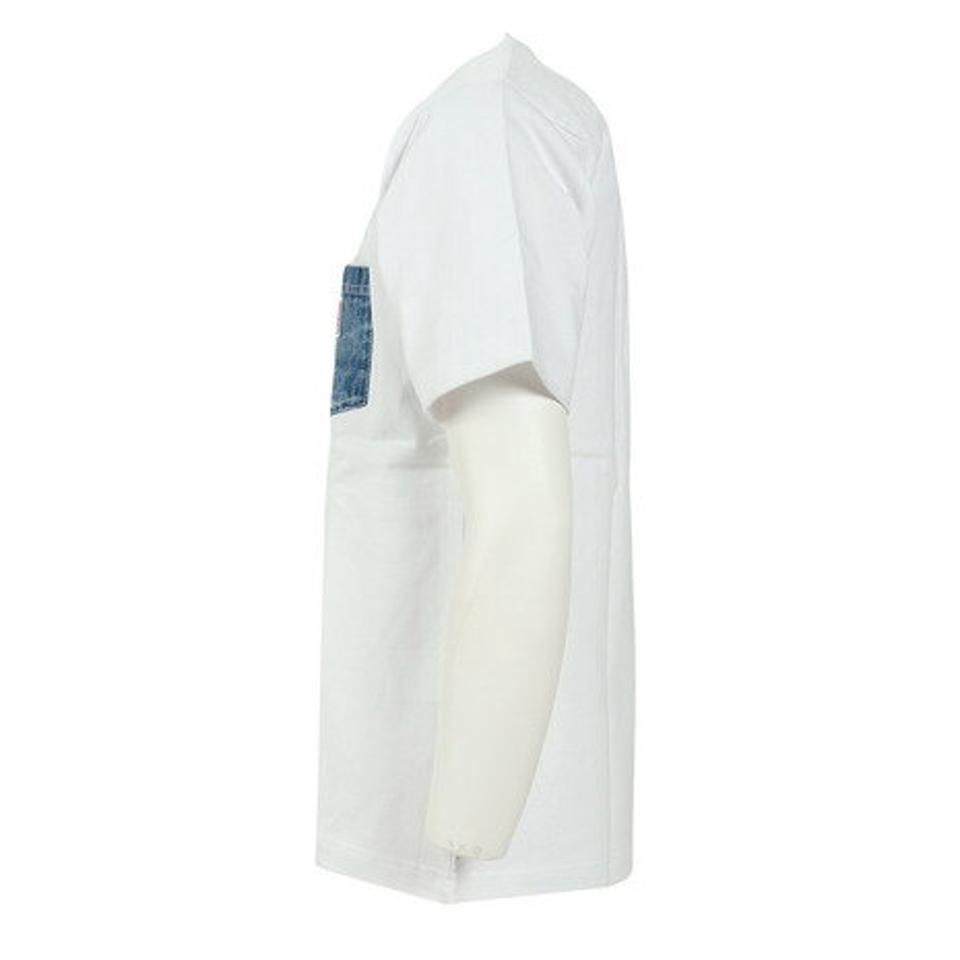 ベンデイビス（BEN DAVIS）（メンズ）半袖シャツ メンズ デニムポケットTシャツ 23580002-WHT