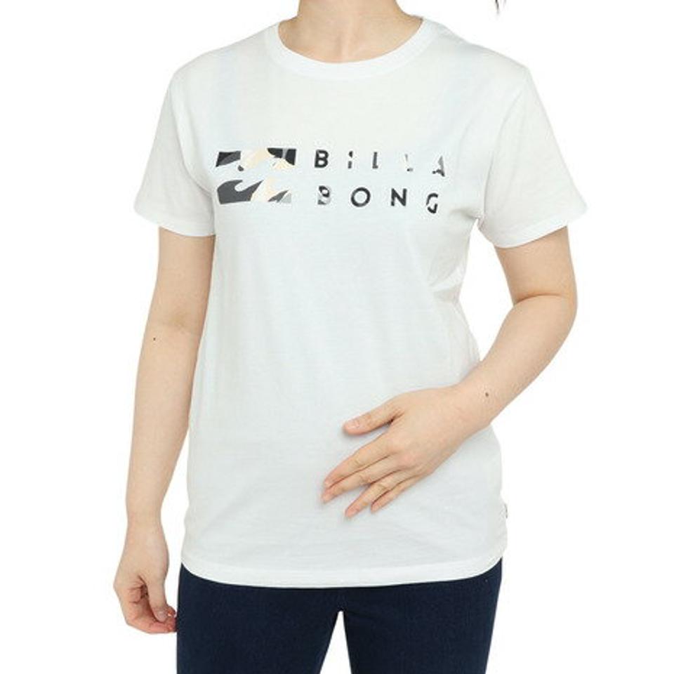 ビラボン（BILLABONG）（レディース）ベーシックロゴ Tシャツ BD013200 BPB