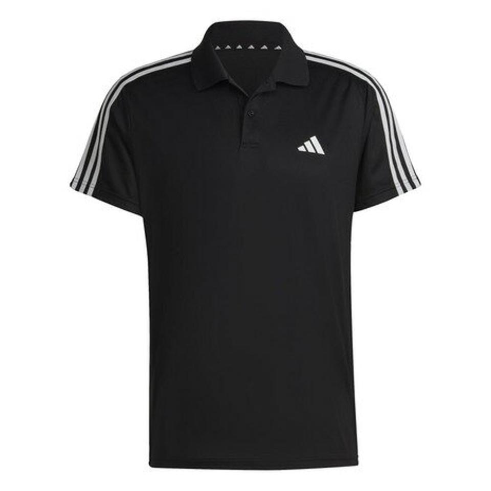 アディダス（adidas）（メンズ）トレイン エッセンシャルズ ピケ スリーストライプス トレーニング ポロシャツ BXH46-IB8107