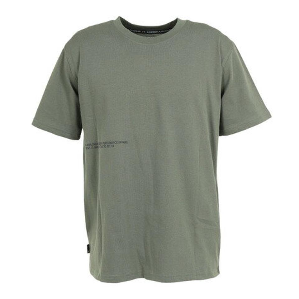 アンダーアーマー（UNDER ARMOUR）（メンズ）Tシャツ メンズ ヘビーウエイト コットン 1378366 255 カーキ