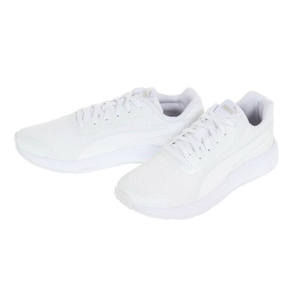 【20%OFFクーポン対象！6/10まで】プーマ（PUMA）（メンズ）ランニングシューズ テイパー ホワイト 37301802 スニーカー トレーニング スポーツ 学校 部活 登校