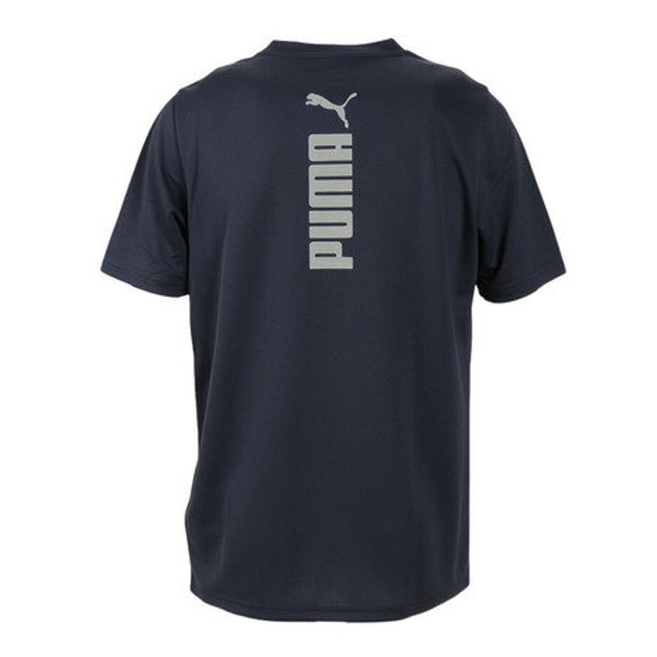 プーマ（PUMA）（メンズ）DRY PLUS COOL 半袖Tシャツ 523777 43 NVY