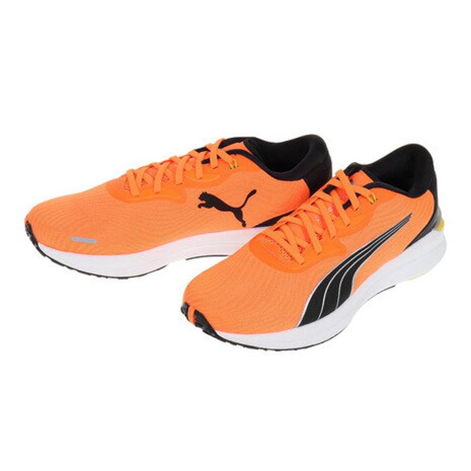 プーマ（PUMA）（メンズ）ランニングシューズ エレクトリファイ ニトロ 2 オレンジ ブラック 37681411 スニーカー ジョギング トレーニング クッション性 軽量