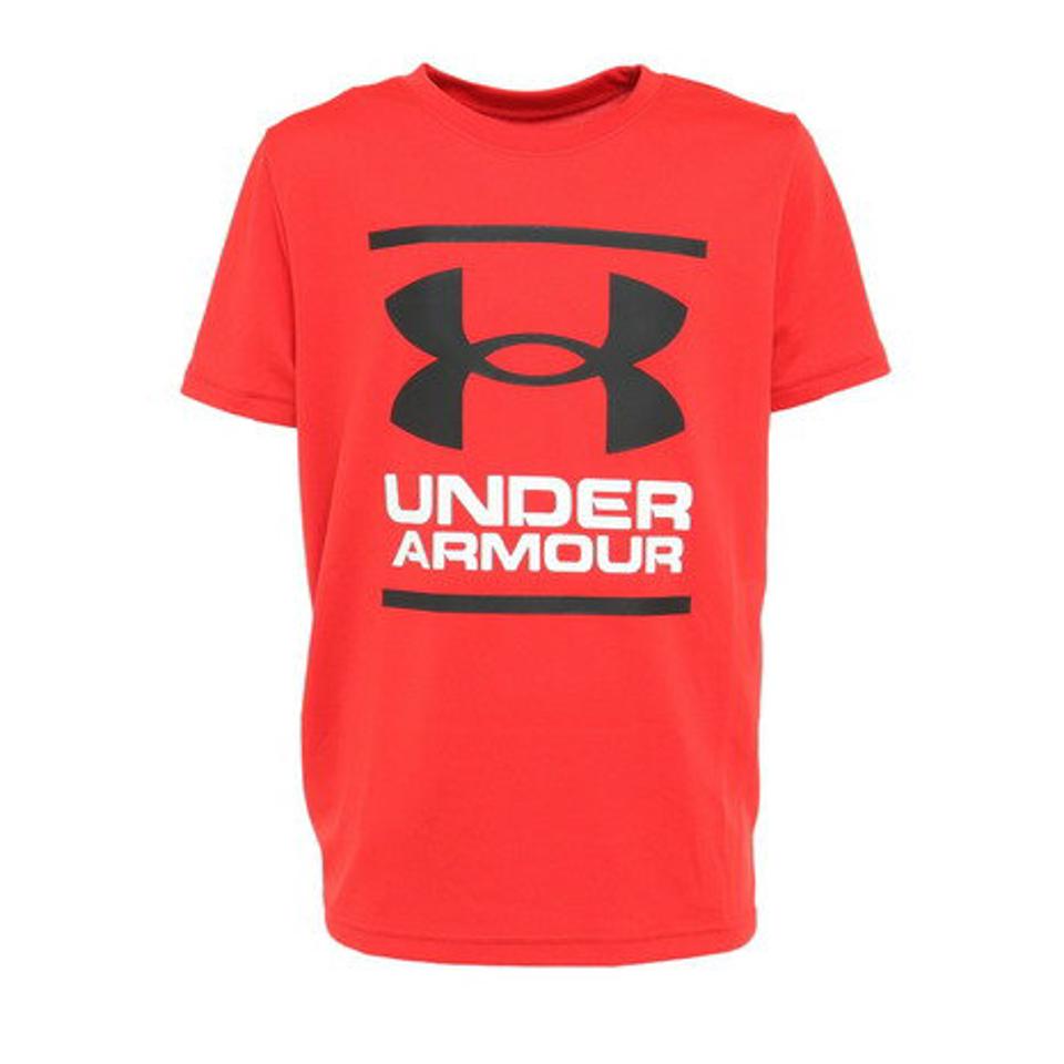 アンダーアーマー(UNDER ARMOUR)(キッズ)半袖Tシャツ ジュニア 上下セットTECH 1378275 600
