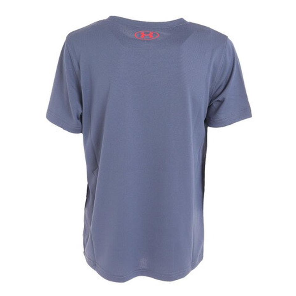 アンダーアーマー（UNDER ARMOUR）（キッズ）半袖Tシャツ ジュニア TECH COLLEGIATE B 1378274 044