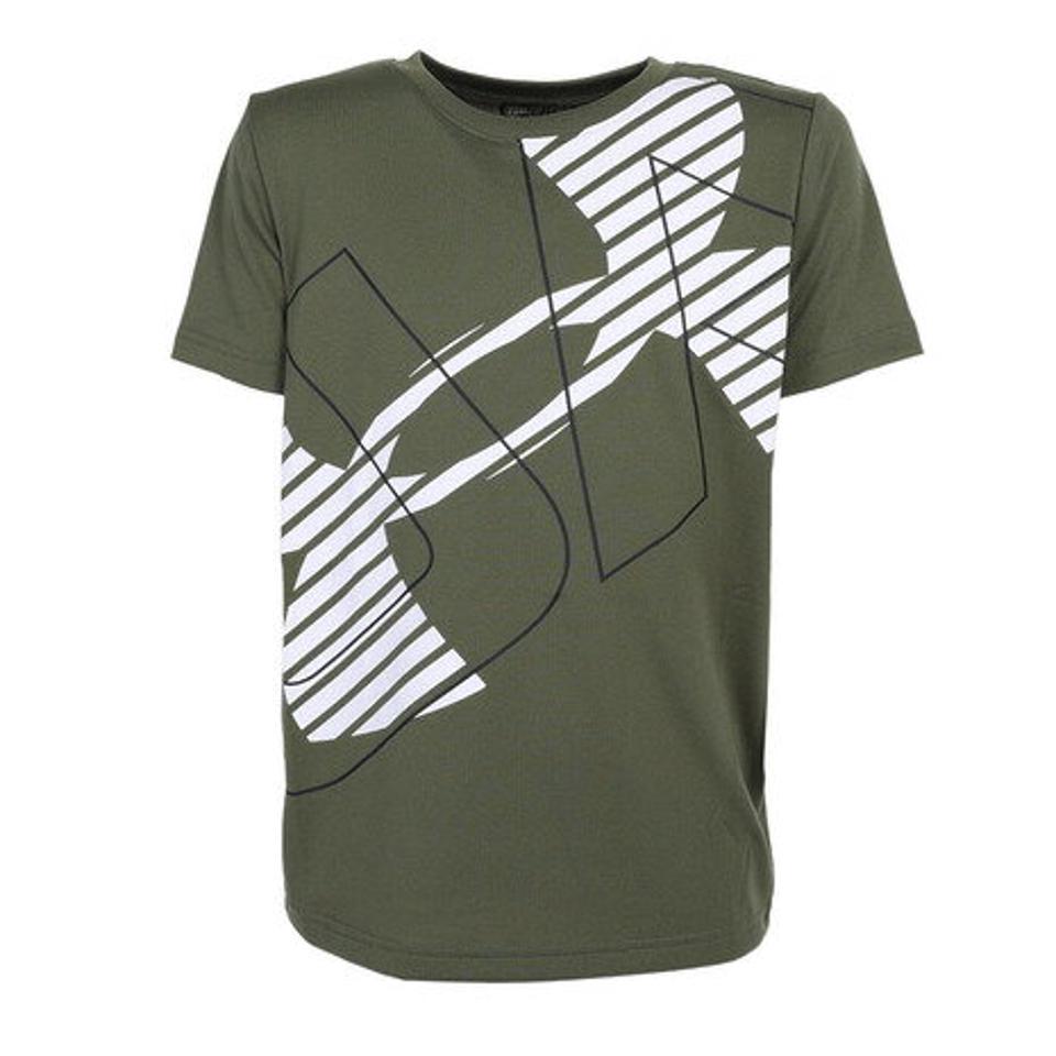 アンダーアーマー（UNDER ARMOUR）（キッズ）ジュニア テック ショートスリーブTシャツ スーパービッグロゴ 1378273 390