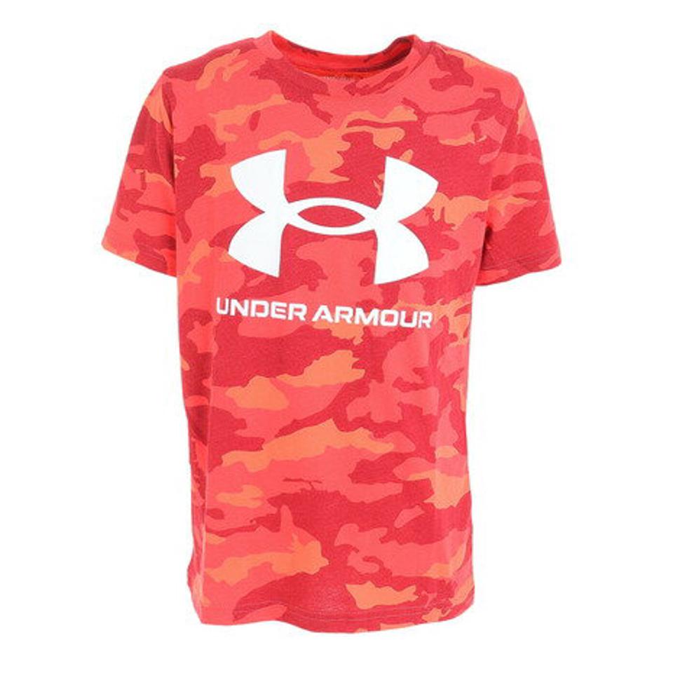 アンダーアーマー(UNDER ARMOUR)(キッズ)半袖Tシャツ ジュニア SPORSTYLE ロゴ AP 1376733 639