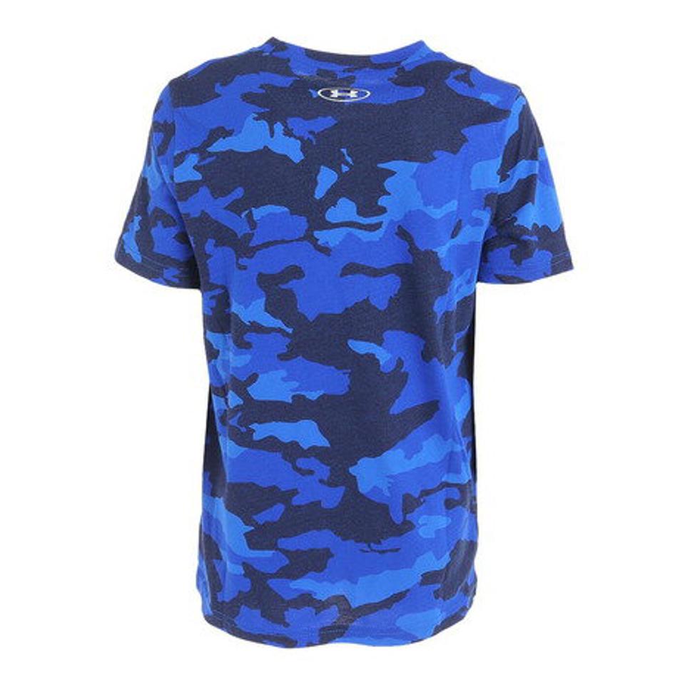 アンダーアーマー(UNDER ARMOUR)(キッズ)半袖Tシャツ ジュニア SPORSTYLE ロゴ AP 1376733 401