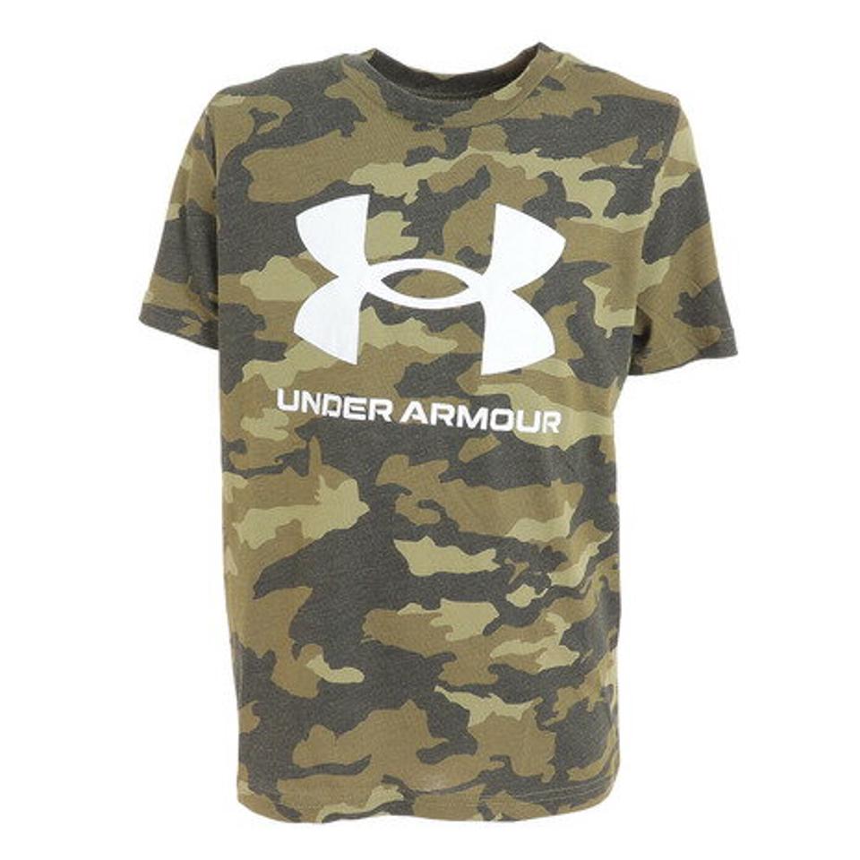 アンダーアーマー（UNDER ARMOUR）（キッズ）半袖Tシャツ ジュニア SPORSTYLE ロゴ AP 1376733 391