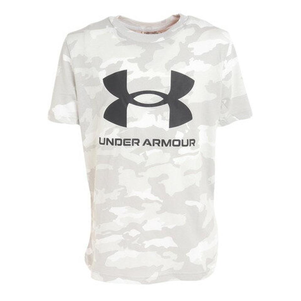 アンダーアーマー(UNDER ARMOUR)(キッズ)半袖Tシャツ ジュニア SPORSTYLE ロゴ AP 1376733 101