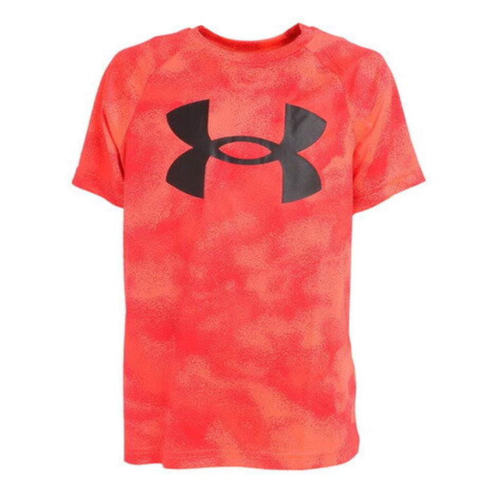 アンダーアーマー（UNDER ARMOUR）（キッズ）Tシャツ 半袖 キッズ ジュニア テック ビッグロゴ PRINTED 1363278 877