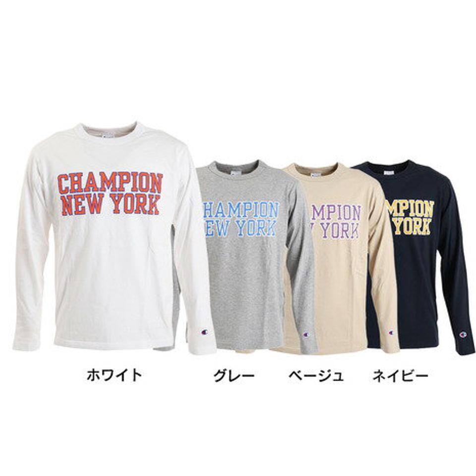 チャンピオン-ヘリテイジ（CHAMPION-HERITAGE）（メンズ）BA CHNY 長袖プリントTシャツ C3-X410