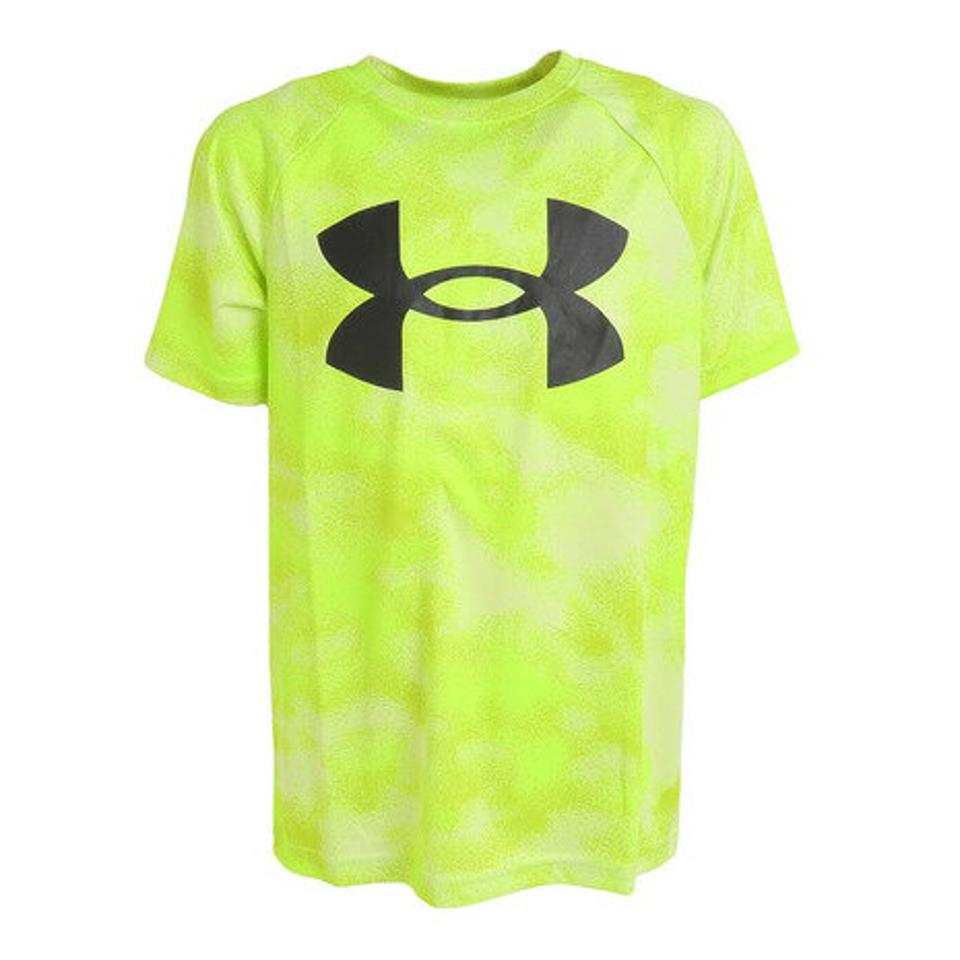 アンダーアーマー（UNDER ARMOUR）（キッズ）半袖Tシャツ ジュニア PRINTED 1363278 370