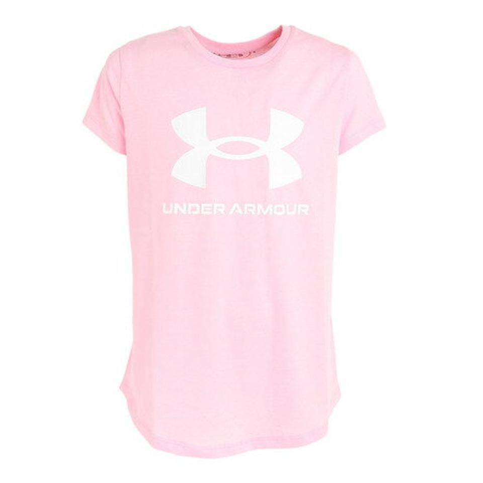 アンダーアーマー（UNDER ARMOUR）（キッズ）半袖Tシャツ ジュニアSPORTSTYLE ロゴ 1361182 676