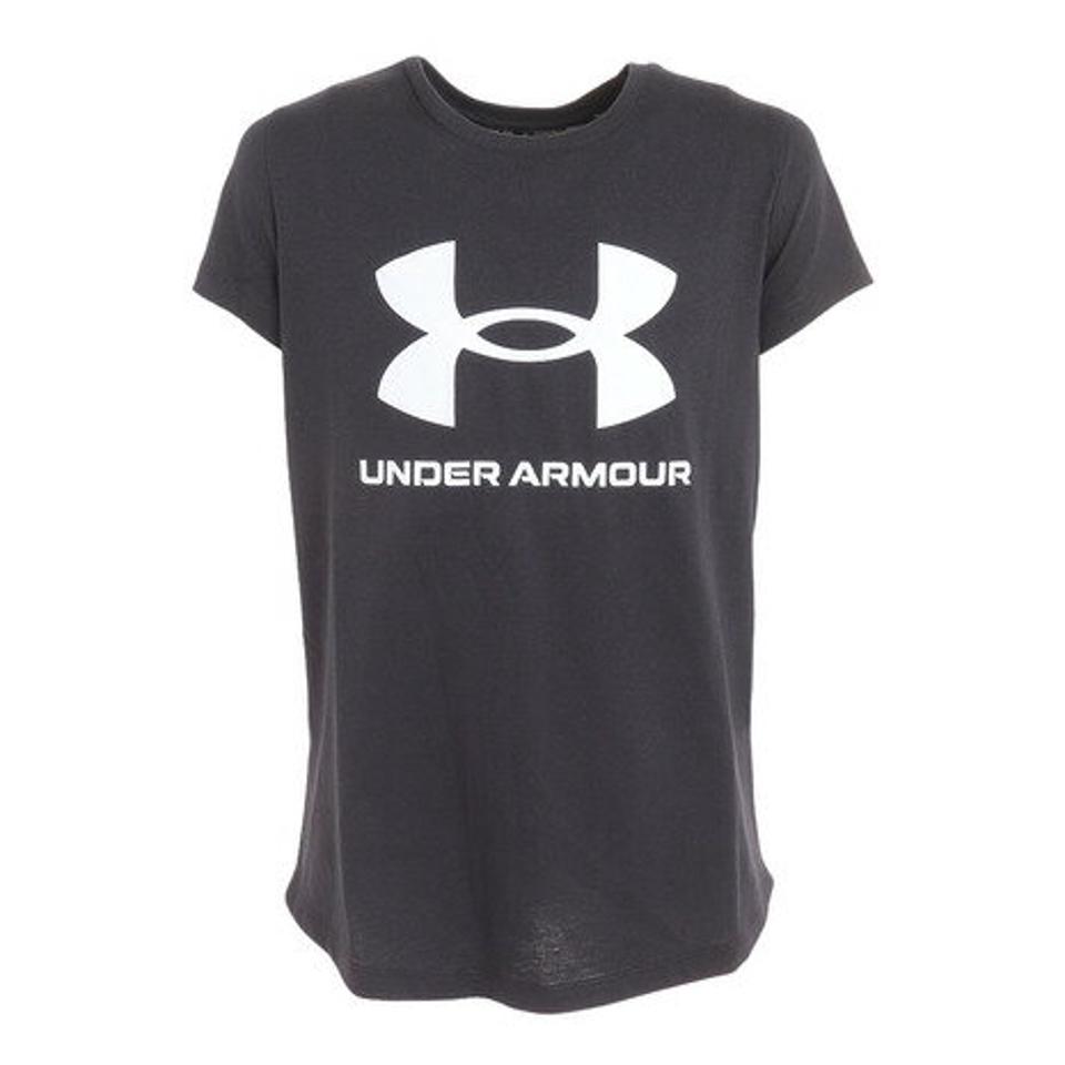 アンダーアーマー(UNDER ARMOUR)(キッズ)半袖Tシャツ ジュニア SPORTSTYLE ロゴ 1361182 001