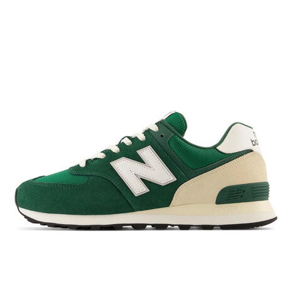 ニューバランス（new balance）（メンズ）スニーカー 574 MU2 グリーン ホワイト U574MU2D スポーツ タウン シューズ 普段履き カジュアル 登校 通勤