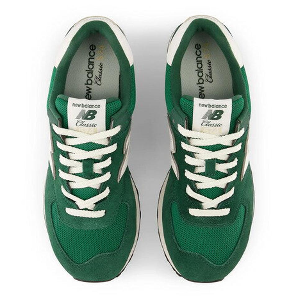 ニューバランス（new balance）（メンズ）スニーカー 574 MU2 グリーン ホワイト U574MU2D スポーツ タウン シューズ 普段履き カジュアル 登校 通勤