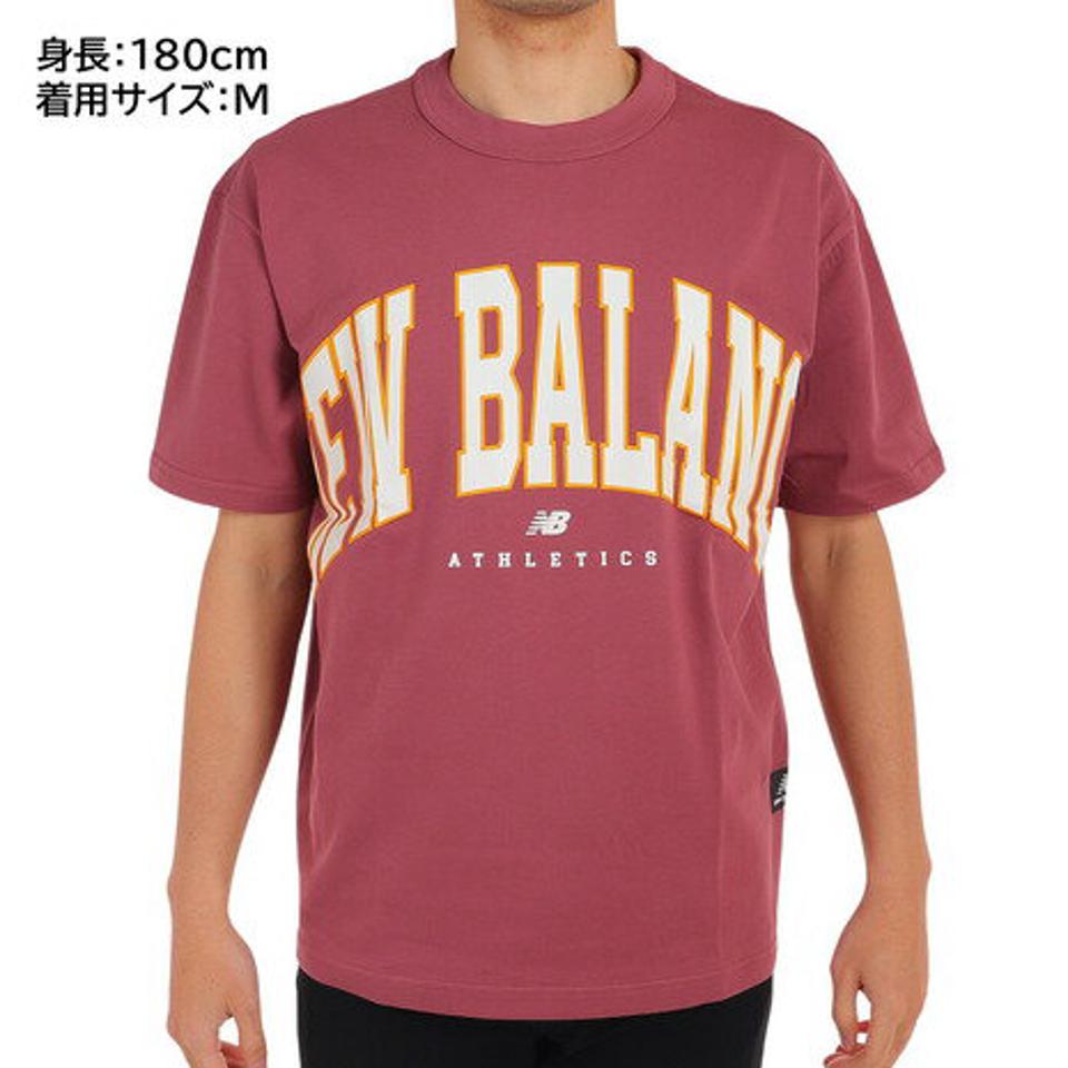 ニューバランス（new balance）（メンズ、レディース）Tシャツ メンズ 半袖 Athletics Warped クラシックス UT31551WAD