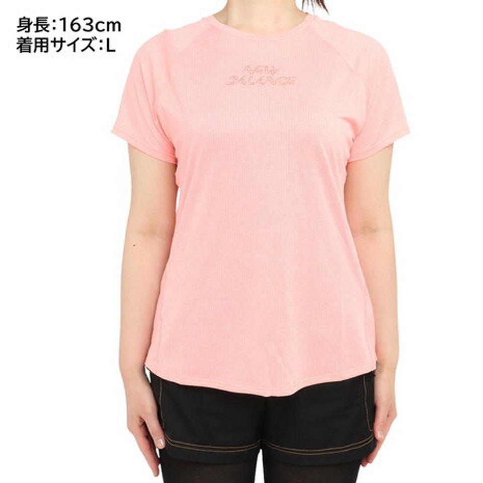 ニューバランス(new balance)(レディース)Impact プリントショートスリーブTシャツ WT21263GUT