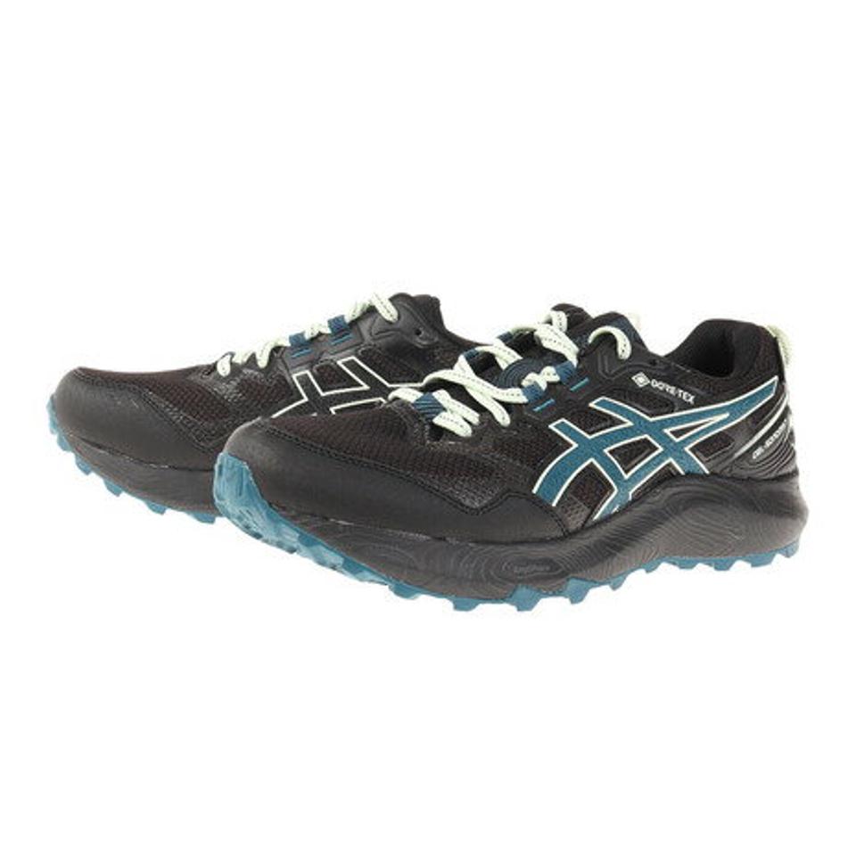 【4/10限定！エントリーで最大100％ポイントバック】アシックス（ASICS）（メンズ）ランニングシューズ ゲルソノマ 7 GTX ブラック ブルー 1011B593.001 スニーカートレイルラン 防水 クッション オフロード