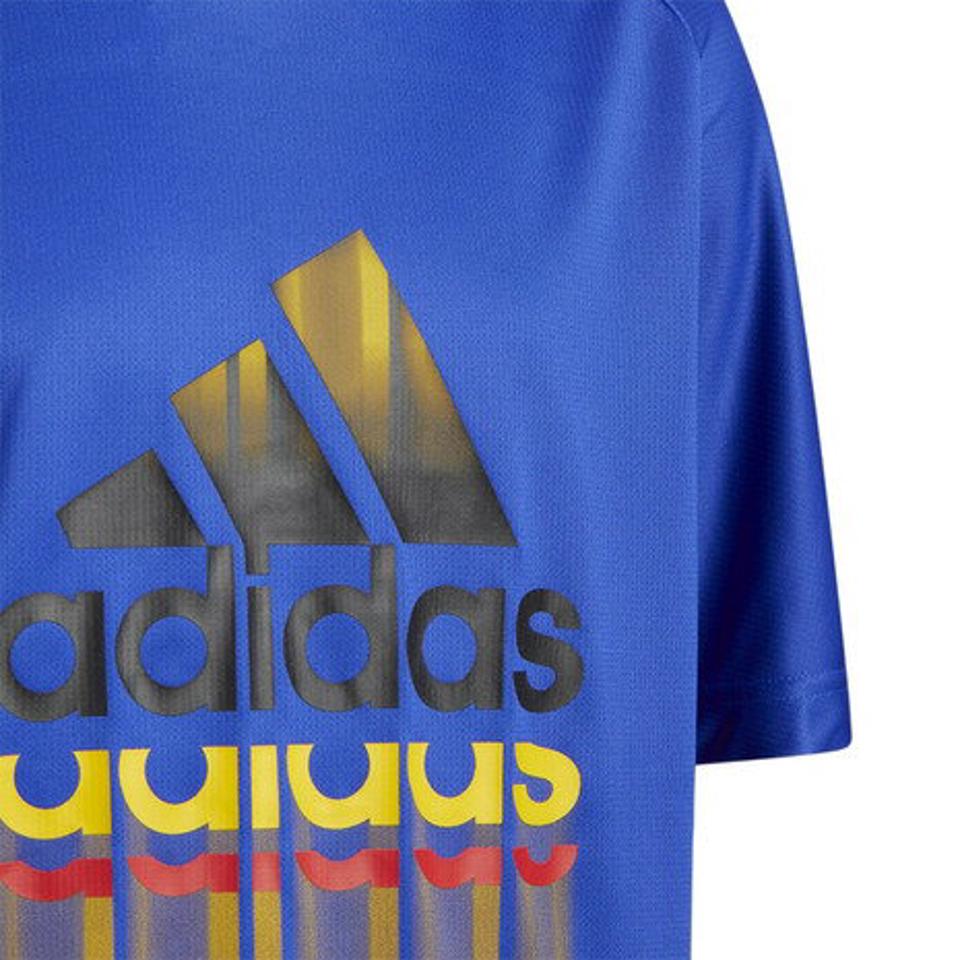 アディダス（adidas）（キッズ）ジュニア ニット 半袖Tシャツ BVF63-IA9324