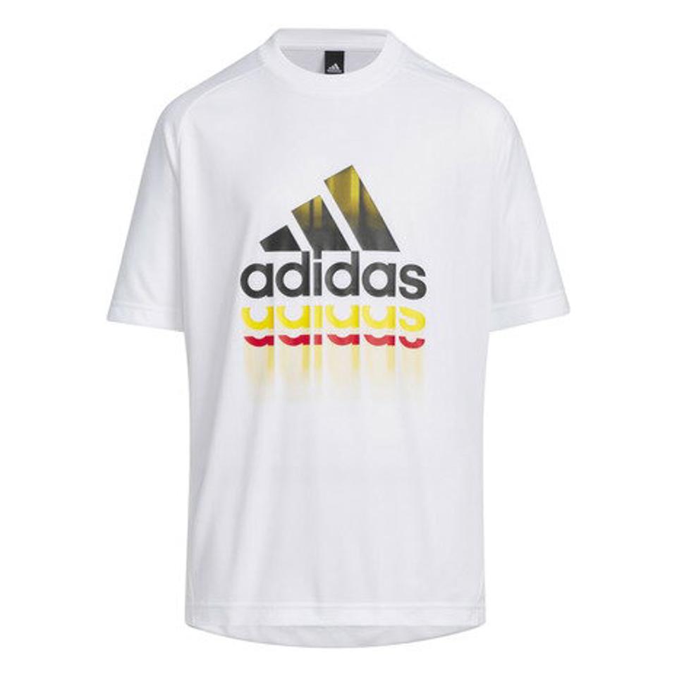 アディダス(adidas)(キッズ)ジュニア ニット 半袖Tシャツ BVF63-IA9317