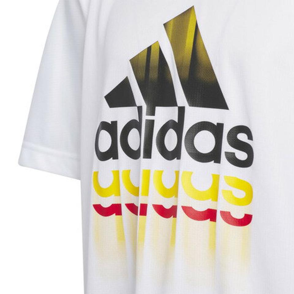 アディダス(adidas)(キッズ)ジュニア ニット 半袖Tシャツ BVF63-IA9317