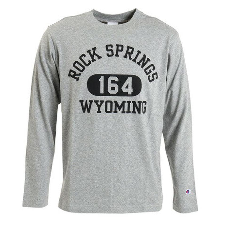 【10%OFFクーポン対象！8/10まで】チャンピオン-ヘリテイジ（CHAMPION-HERITAGE）（メンズ）長袖Tシャツ メンズ BA COLLEGE プリントTシャツ C3-X413 071