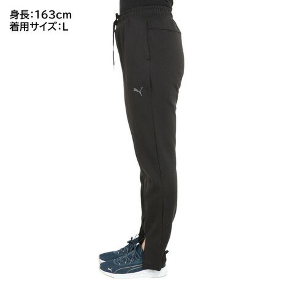【6/5 24h限定 エントリー&対象4店舗買い回りで最大P10倍!】プーマ(PUMA)(レディース)ニット テーパード フル パンツ 674946 01 BLK