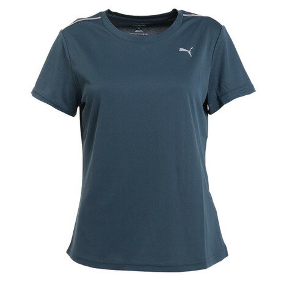 【6/5 24h限定 エントリー＆対象4店舗買い回りで最大P10倍！】プーマ（PUMA）（レディース）RUN ドライプラス 半袖Tシャツ 523774 16 DGRY