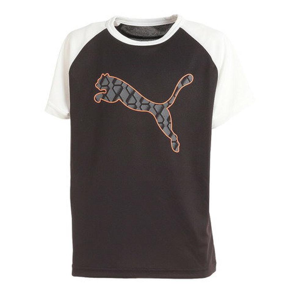 プーマ（PUMA）（キッズ）ACTIVE SPORTS ポリ 半袖Tシャツ 675015 01 BLK
