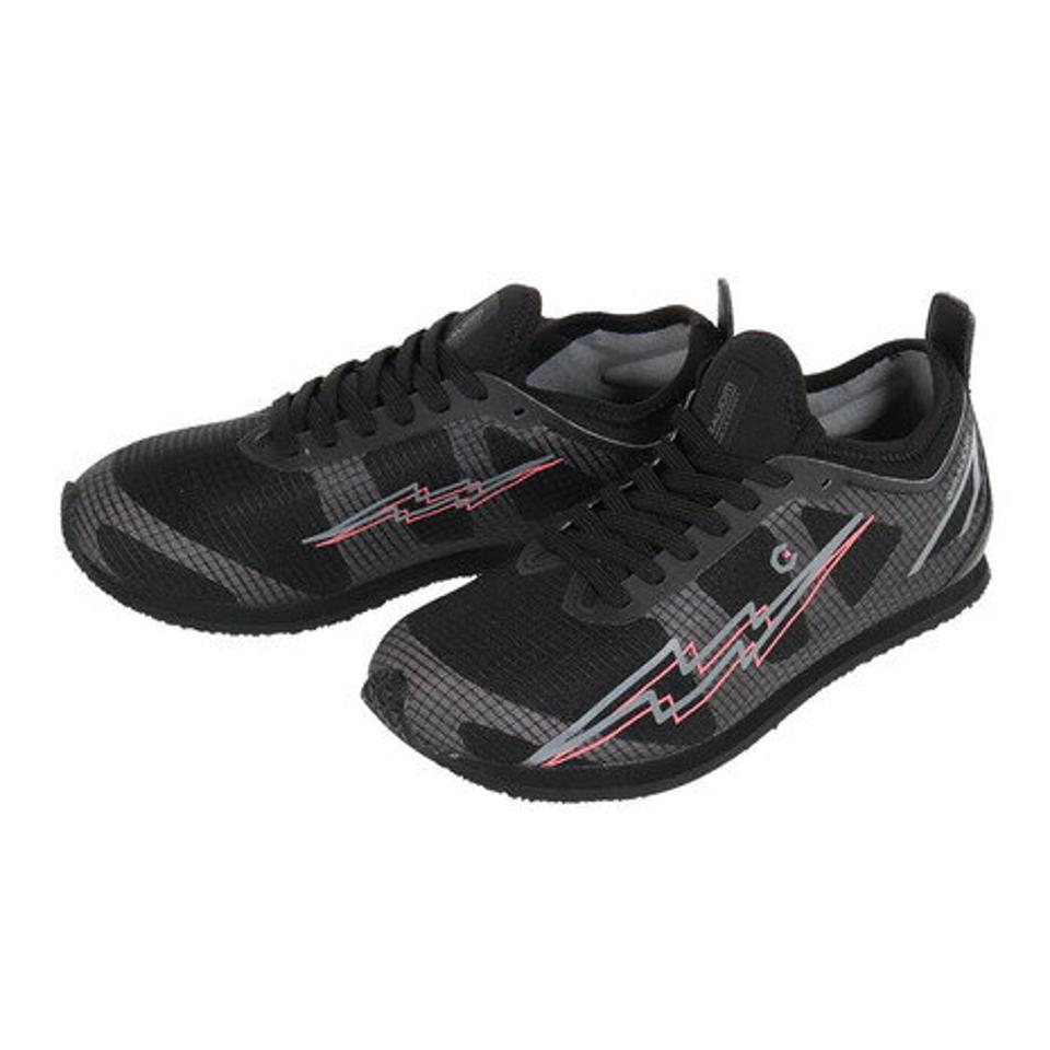 ジローム（GIRAUDM）（キッズ）ジュニア ランニングシューズ 黒 ガオスピードヴォルト ブラック 2F0004-SHTR-793MS BLK レースシューズ スニーカー 通学