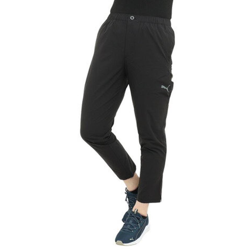 プーマ(PUMA)(レディース)PCPC ウーブン テーパード クロップド パンツ 674943 01 BLK