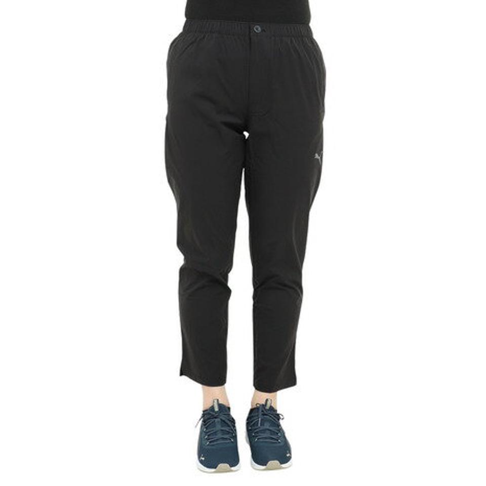 プーマ(PUMA)(レディース)PCPC ウーブン テーパード クロップド パンツ 674943 01 BLK