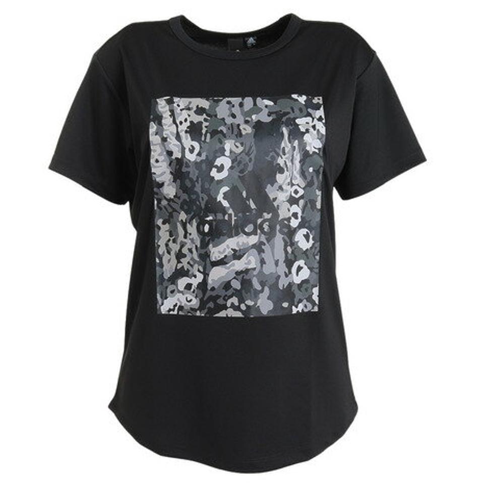 アディダス（adidas）（レディース）半袖シャツ レディース シーズナル ルーズフィット インターロック BUJ55-IA5196 IA5198 IA5199