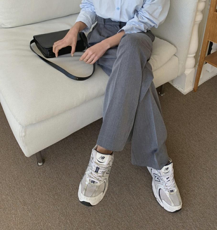 イージースラックス・p003164 レディース 【pt】 韓国ファッション ボトムス パンツ スラックス ロング丈 フルレングス ハイウエスト タック ワイド ストレート イージー 無地 レーヨン混 オフィスカジュアル シンプル カジュアル MKT