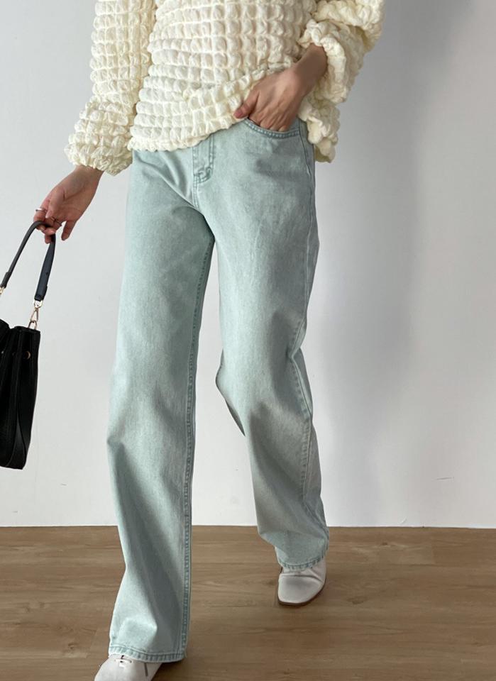 ストレートラインパステルカラーパンツ・t00823 レディース 【pt】 韓国ファッション ボトムス パンツ ロング丈 フルレングス ハイウエスト ストレート コットン ワイド パステルカラー 無地 シンプル 大人カジュアル 春 夏 カジュアル