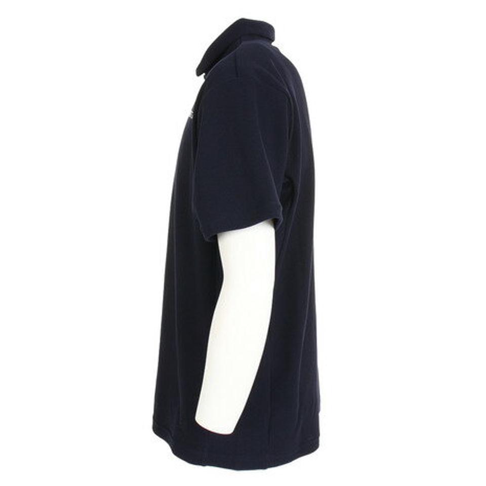 デサント（DESCENTE）（メンズ）半袖ポロシャツ メンズ SUNSCREEN 鬼鹿の子 カラー DMMVJA70 NV