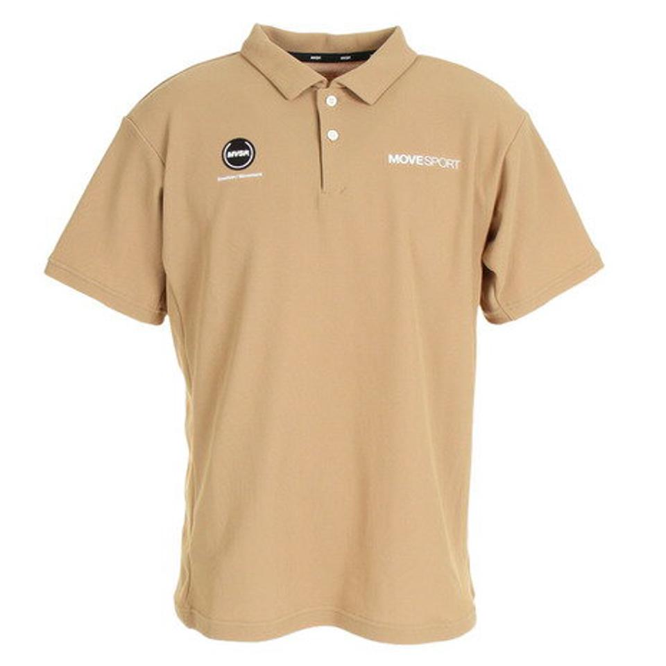 デサント（DESCENTE）（メンズ）半袖ポロシャツ メンズ SUNSCREEN 鬼鹿の子 カラーロゴ DMMVJA70 BG